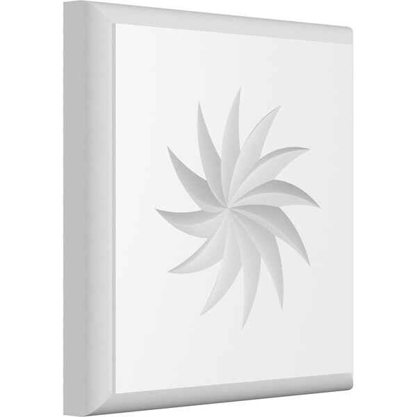 Ekena Millwork Standard Sedgwick Spiral Rosette With Rounded Edge, 4"W x 4"H x 1/2"P ROSP040X040X050SDG14 - main